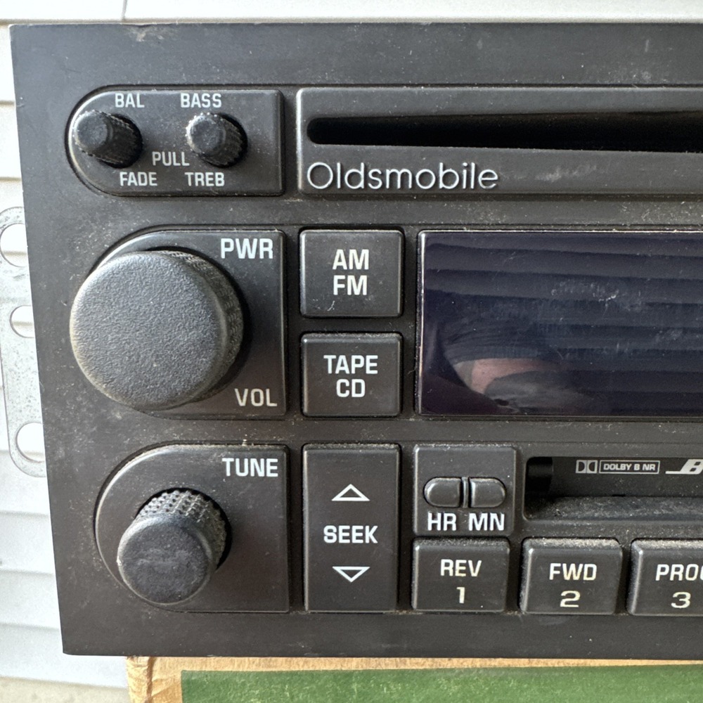 1996 2000 Oldsmobile Achieva Cutlass Bravada AM FM Radio CD Cassette Tape Player